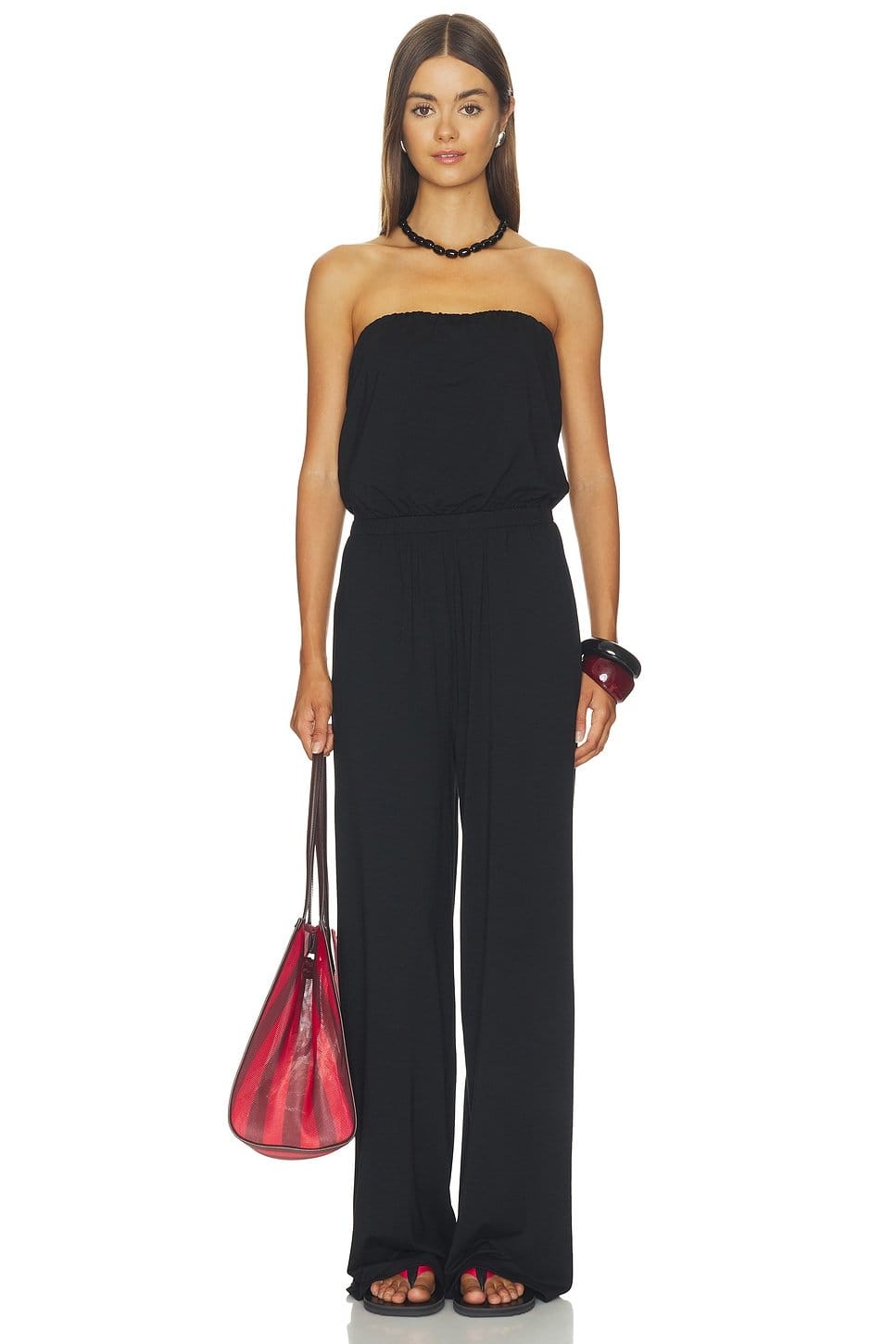 Revolve Black Jump Start Jumpsuit