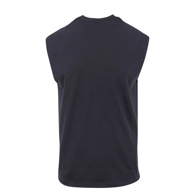 New Morning Studios New Morning Studios Men's Plain Sleeveless T-Shirt in Olive - 2
