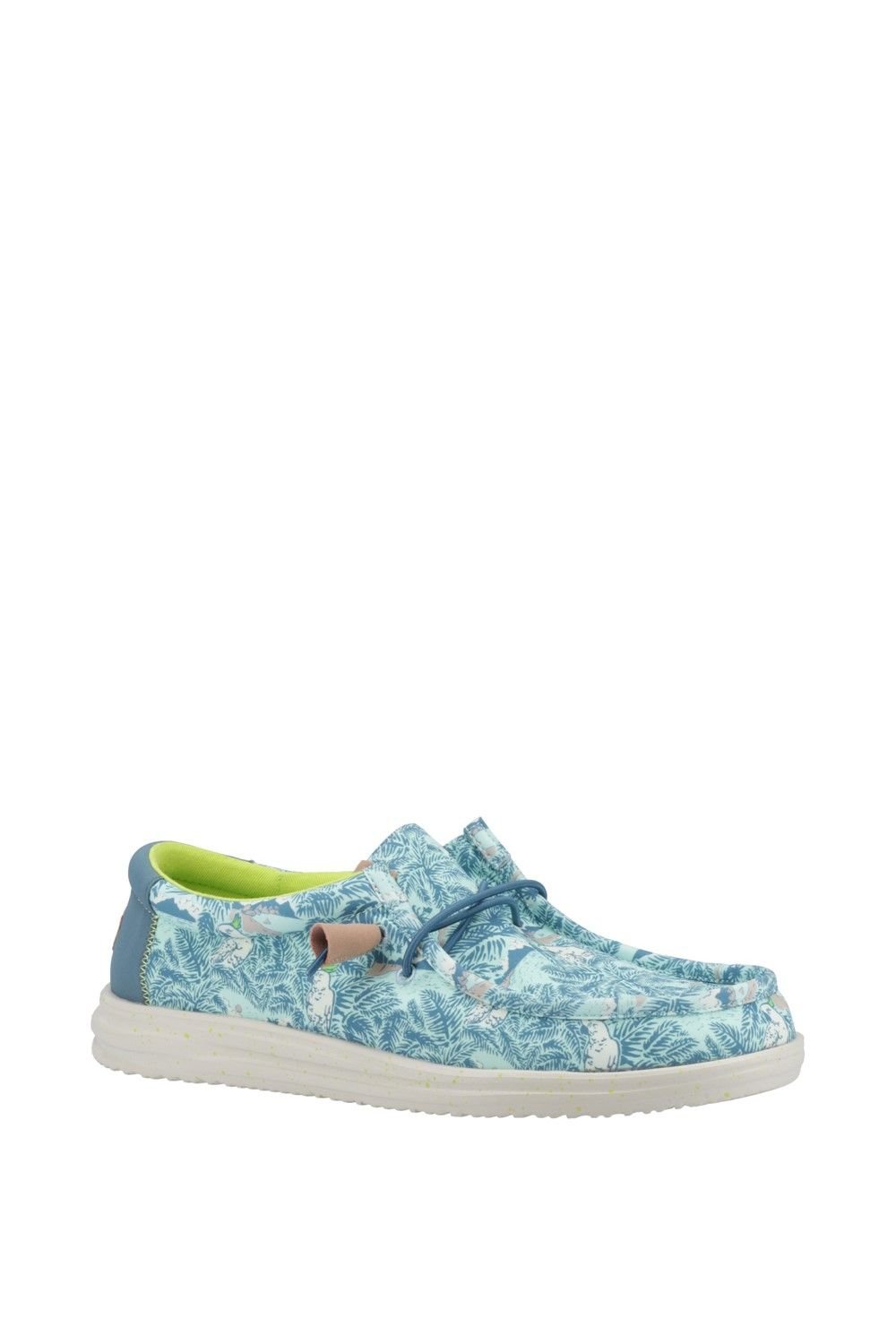 HEYDUDE HEYDUDE Men's 'Wally H2O Tropical' Classic Slip On Shoes in Blue - 3