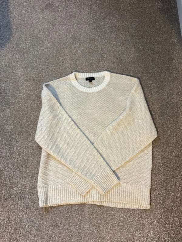 New Look Men's Cream Knit Jumper