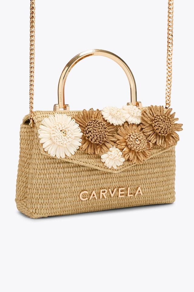 Carvela Carvela Women's 'Amara Top Handle' Bag in Beige - 2