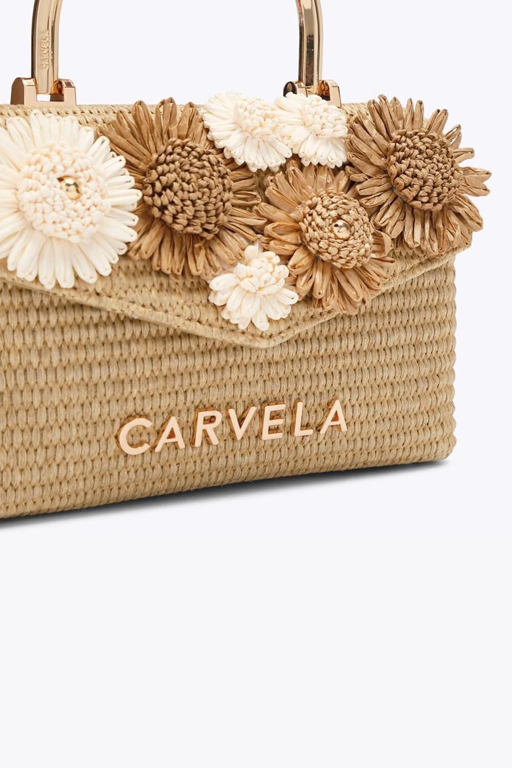 Carvela Carvela Women's 'Amara Top Handle' Bag in Beige - 4