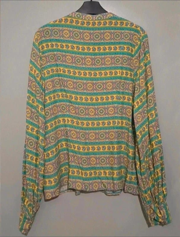 Never Fully Dressed Never Fully Dressed Rosetta Green Shirt & Mini Skirt - size 16