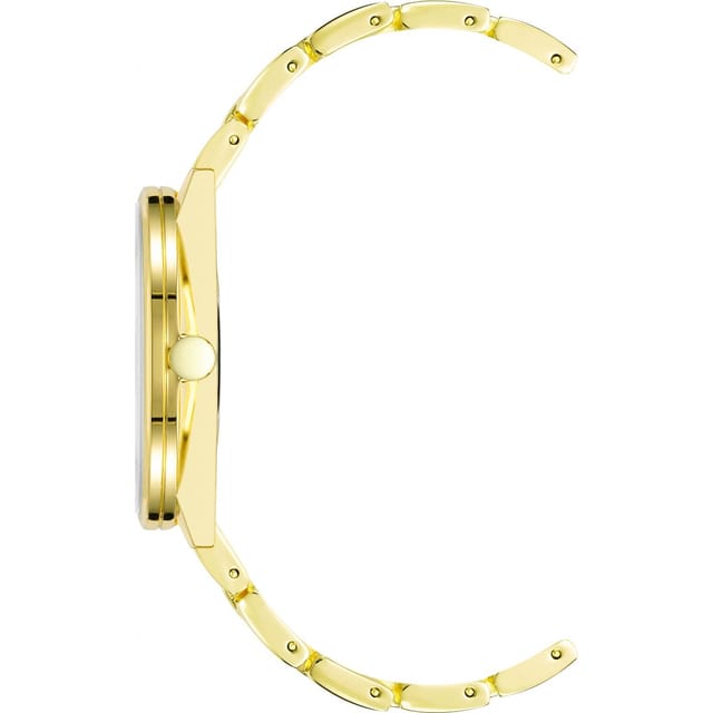 Nine West Nine West Women's NW-2682CHGB 34mm Quartz Watch in Gold - 3