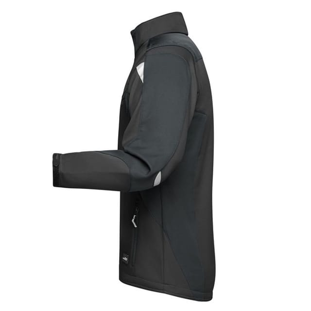 James and Nicholson James and Nicholson Men's Strong Soft Shell Jacket in Black - 3