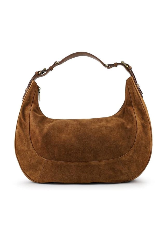 Jones Bootmaker Jones Bootmaker Women's Ysabelle Leather Slouch Bag in Tan - 2