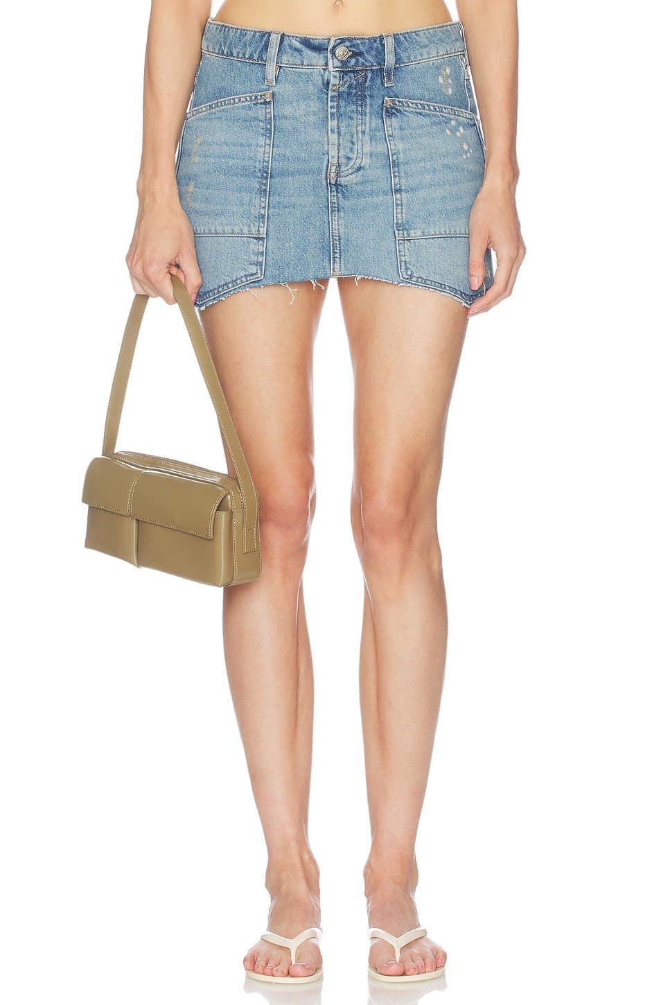 revolve X We The Free Dolly Denim Mini Skirt