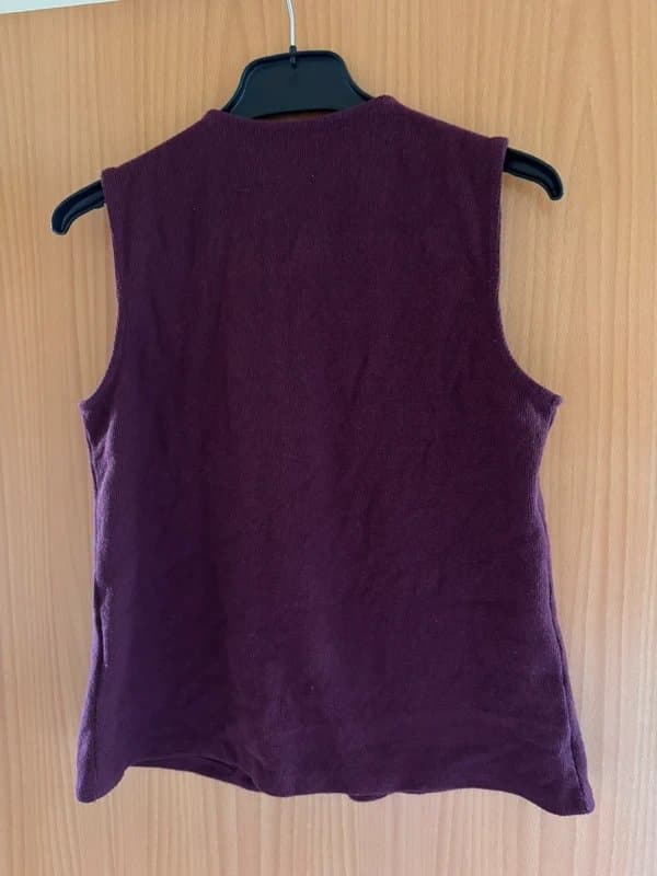 New Look Burgundy waistcoat