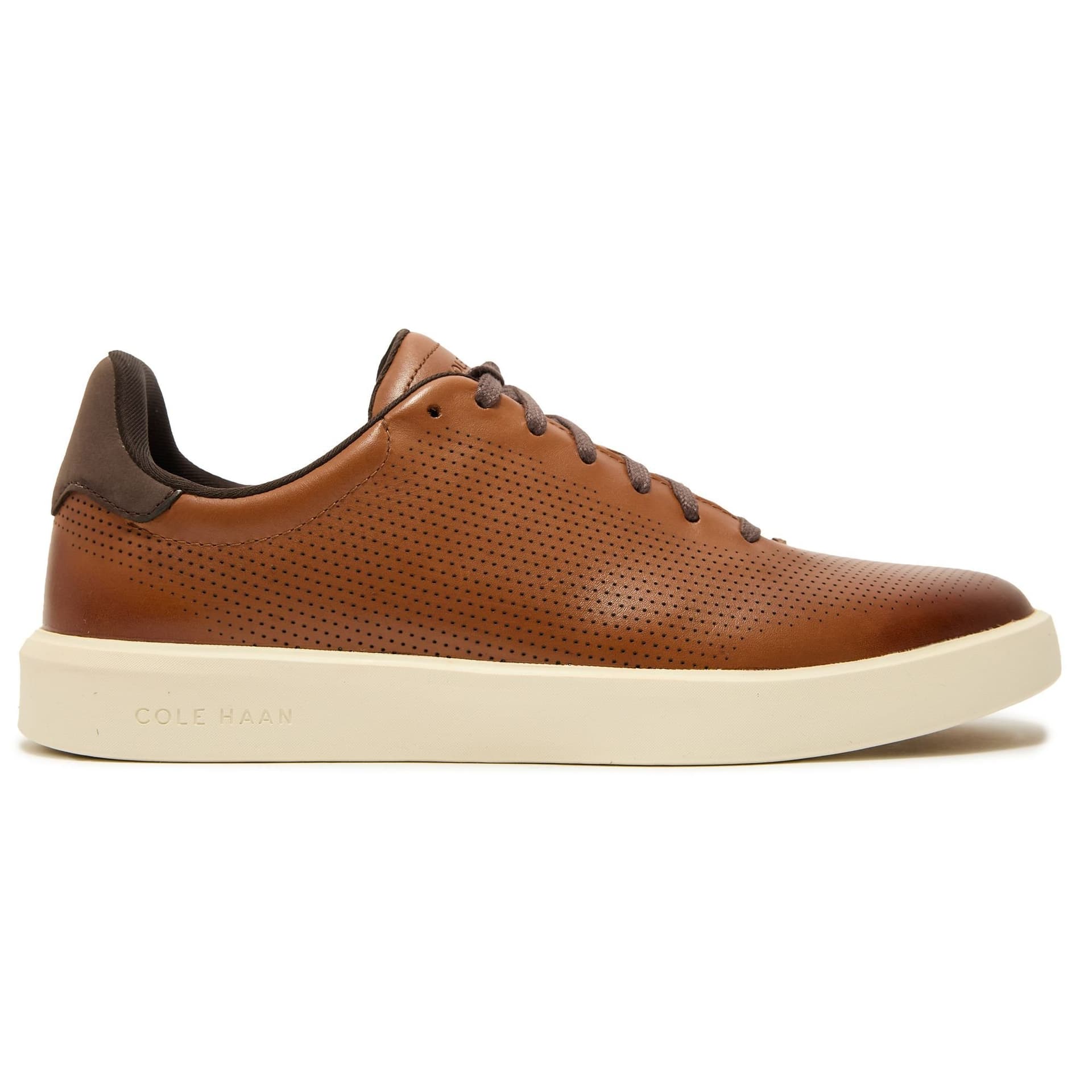 Cole Haan Cole Haan Men's Grand Cross Court Daily Laser Trainers in Tan