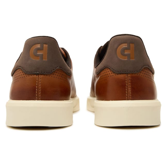 Cole Haan Cole Haan Men's Grand Cross Court Daily Laser Trainers in Tan - 3