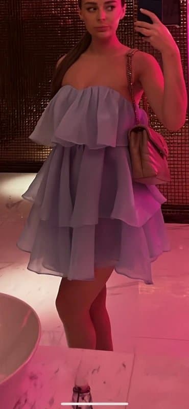 ASOS Design Asos Luxe Chiffon Dress