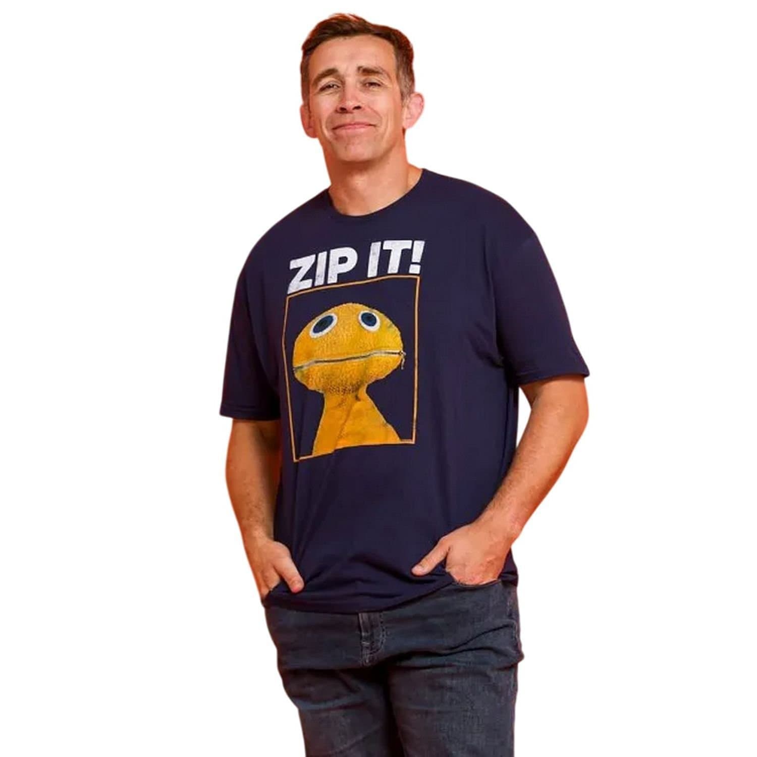 Rainbow Rainbow Men's Zippy T-Shirt in Navy