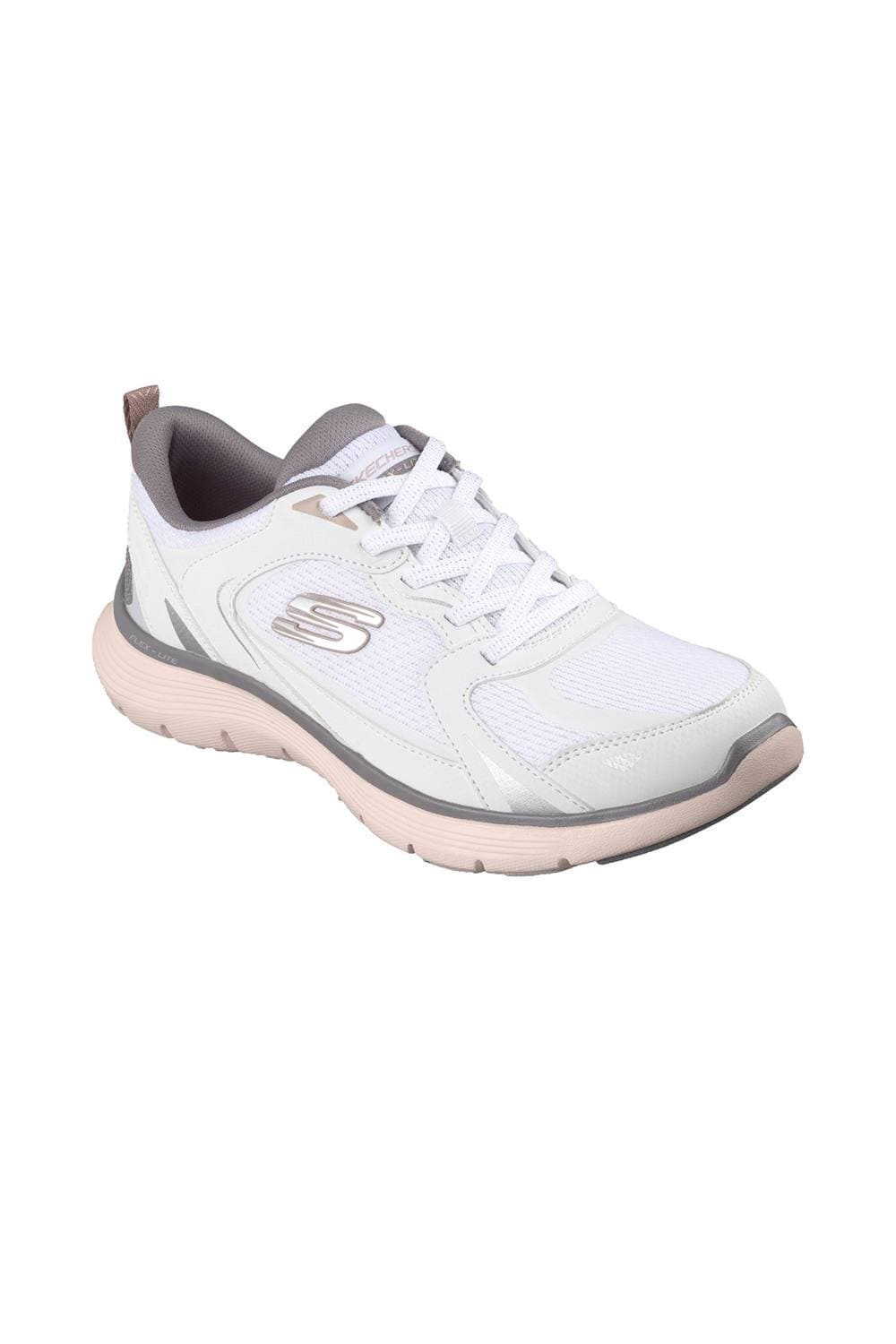 Skechers Skechers Women's FLEX APPEAL 5.0 RETRO RUSH Duraleather Lace Up White