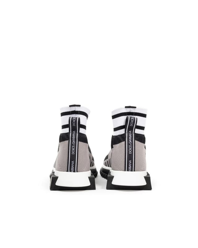 Dolce & Gabbana Dolce & Gabbana Women's Black Gray Sorrento Socks Sneakers Shoes - 3