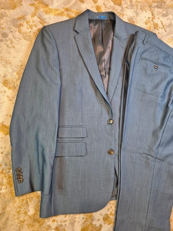 aspen & court Smart classic mens suit set 2pc
