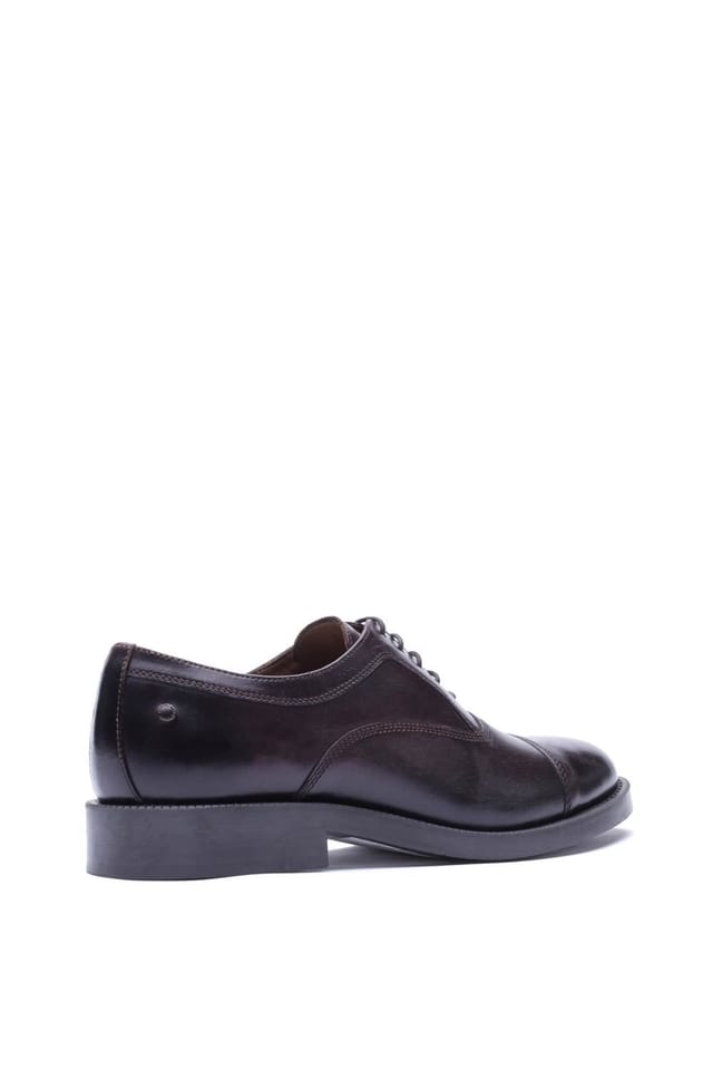 Base London Base London Men's Roma Toe Cap Shoe in Brown - 2