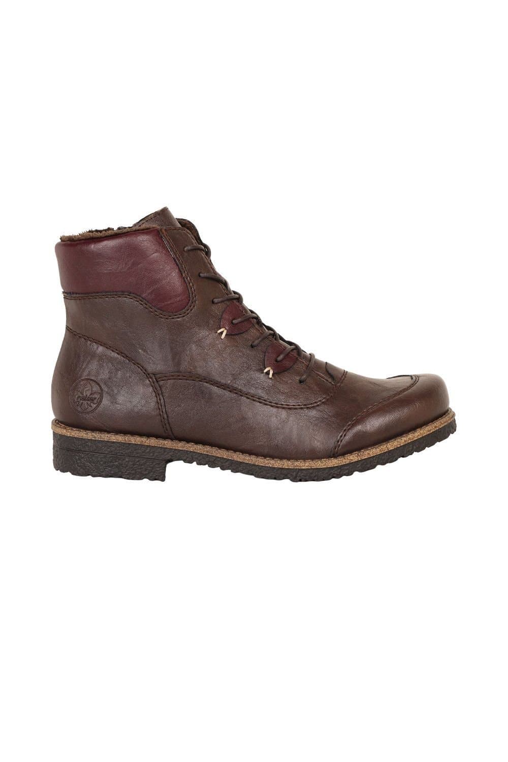Rieker Rieker Women's 'Compass' Lace Up Ankle Boots in Brown