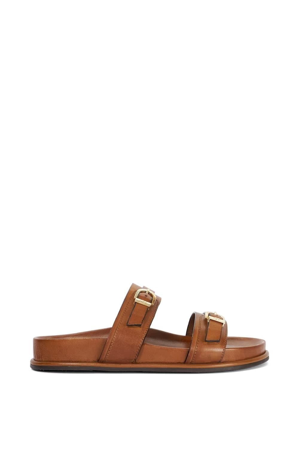Dune London Dune London Women's 'Lissons' Leather Sandals in Brown
