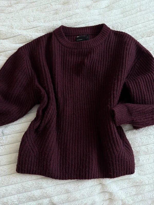 ASOS Asos burgundy knit jumper