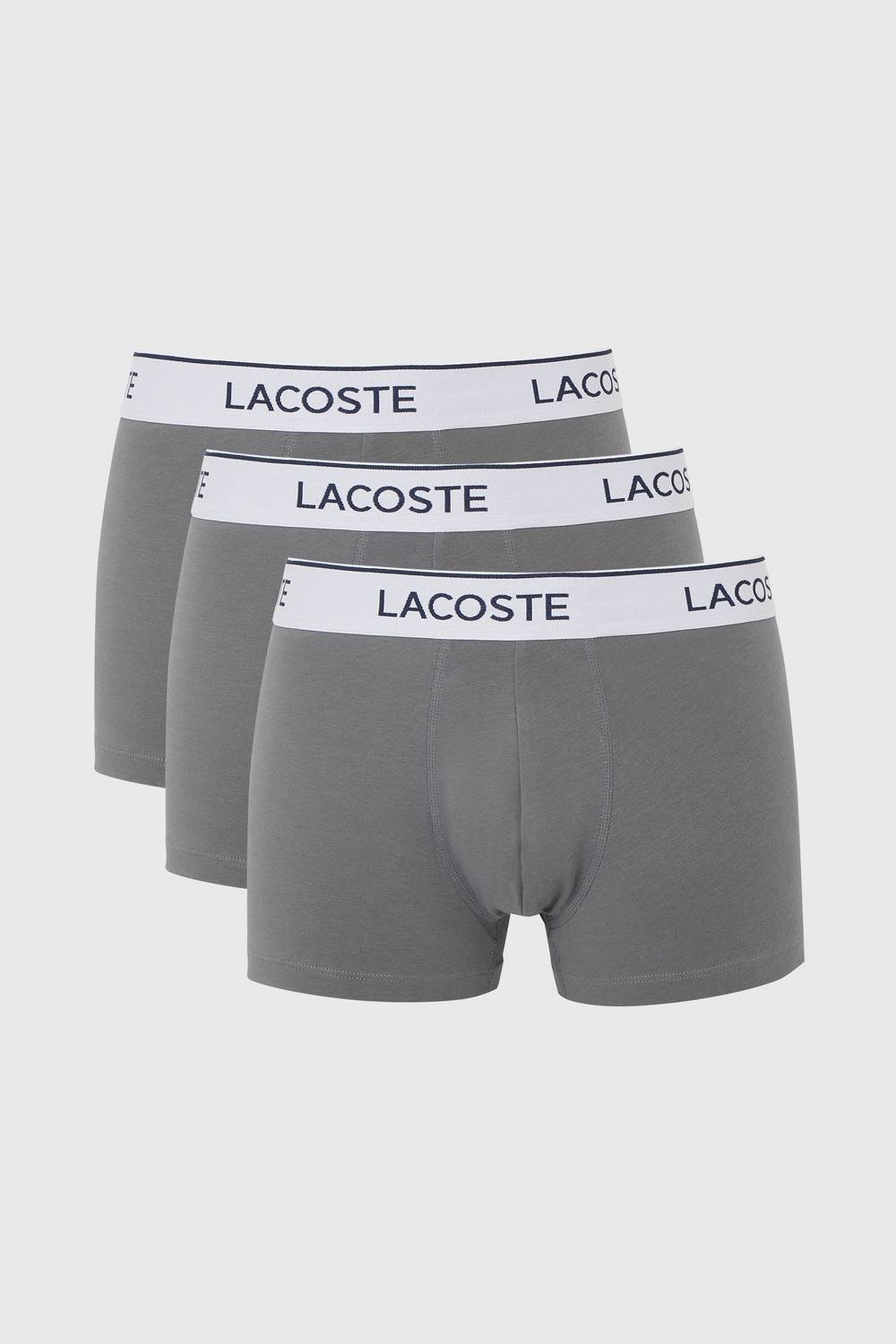 Lacoste Lacoste Men's 3 Pack Boxers Grey - 2