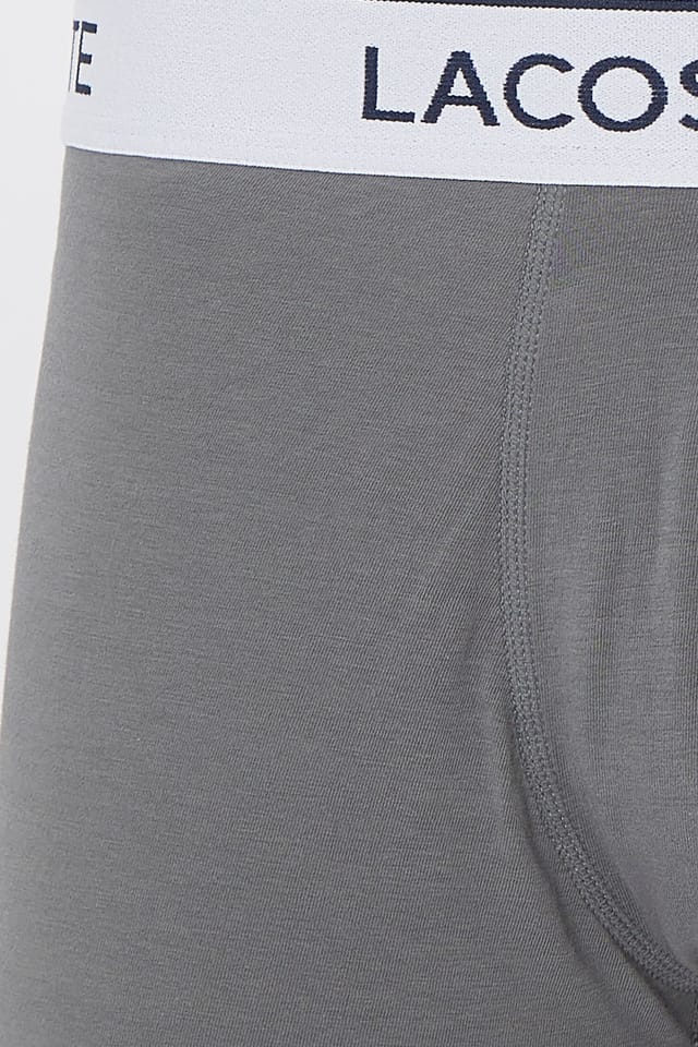 Lacoste Lacoste Men's 3 Pack Boxers Grey - 2