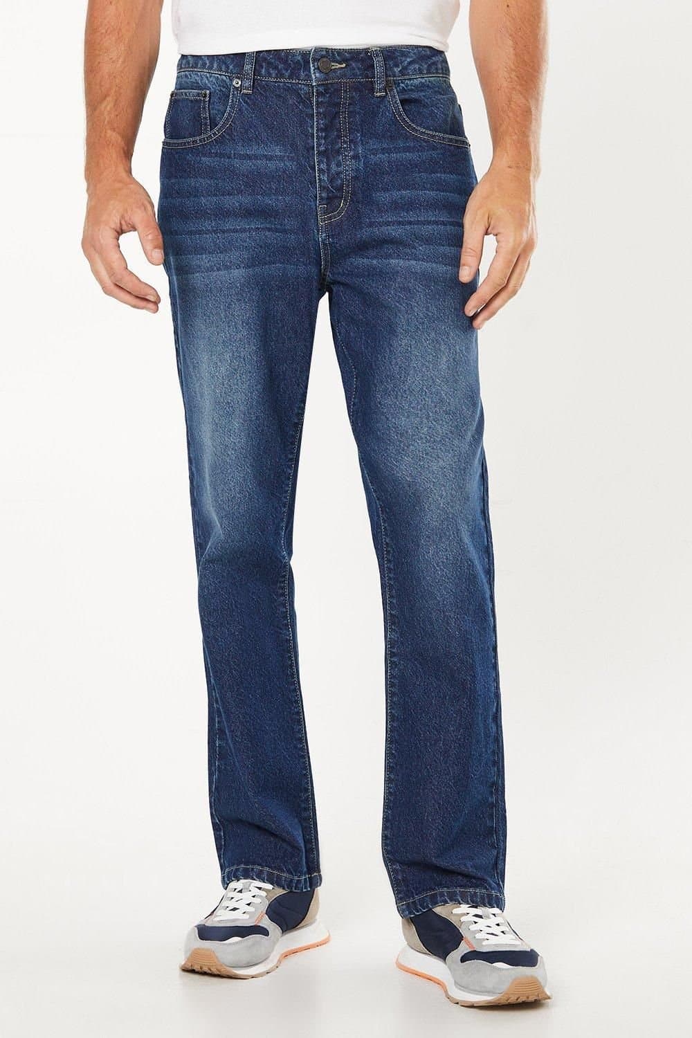 Burton Burton Men's Dark Wash Bootcut Fit Jean