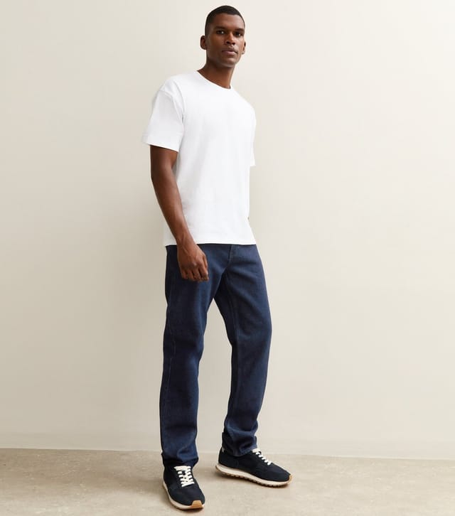 New Look Men's Indigo Straight Leg Jeans New Look - 2