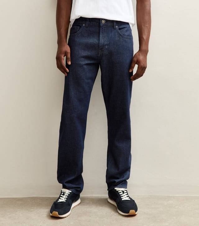New Look Men's Indigo Straight Leg Jeans New Look - 3