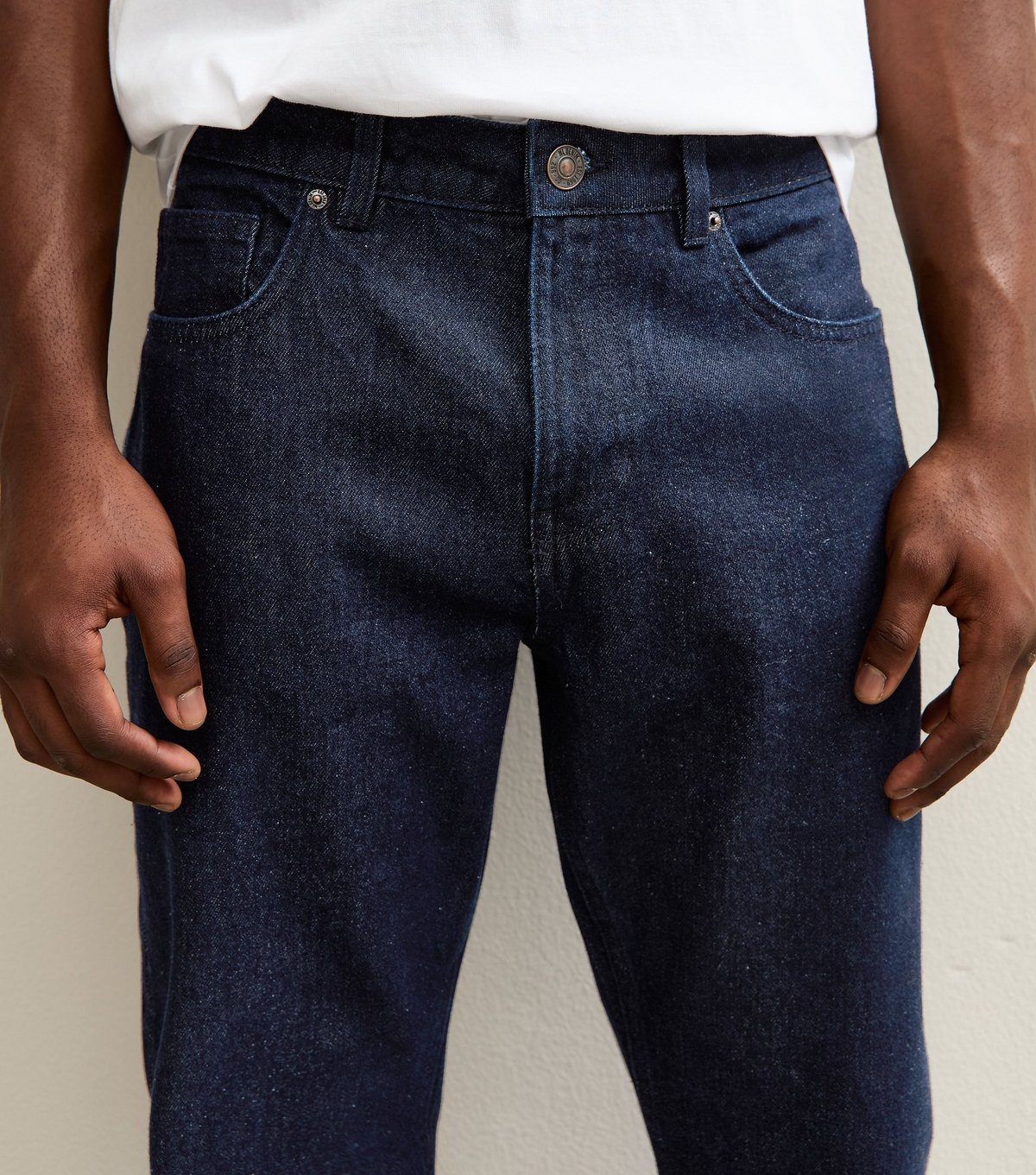 New Look Men's Indigo Straight Leg Jeans New Look - 4