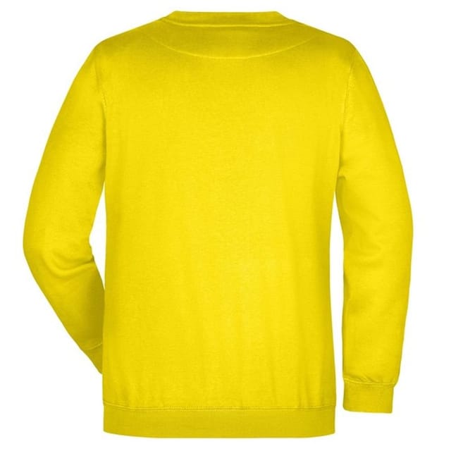 James and Nicholson James and Nicholson Men's Heavy Sweatshirt in Yellow - 2