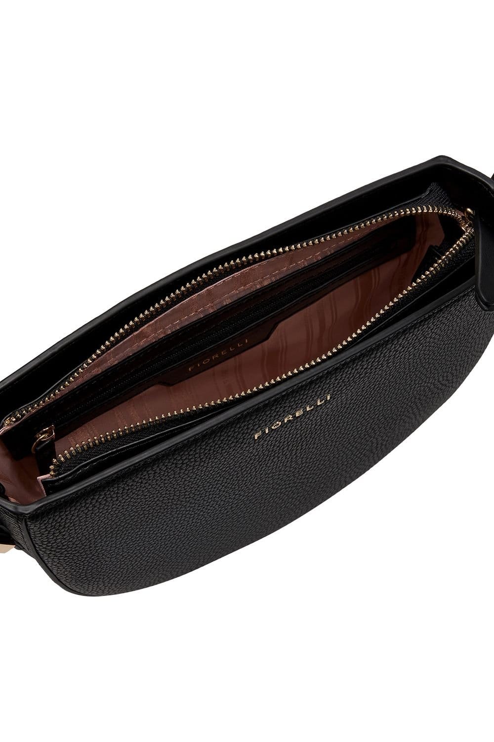 Fiorelli FIORELLI Women's Etta Crossbody Plain Bag in True Black - 4
