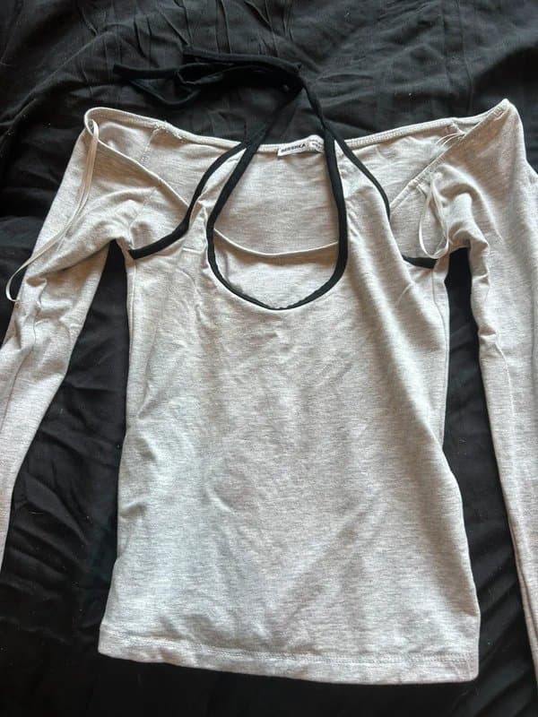 Bershka halter neck top