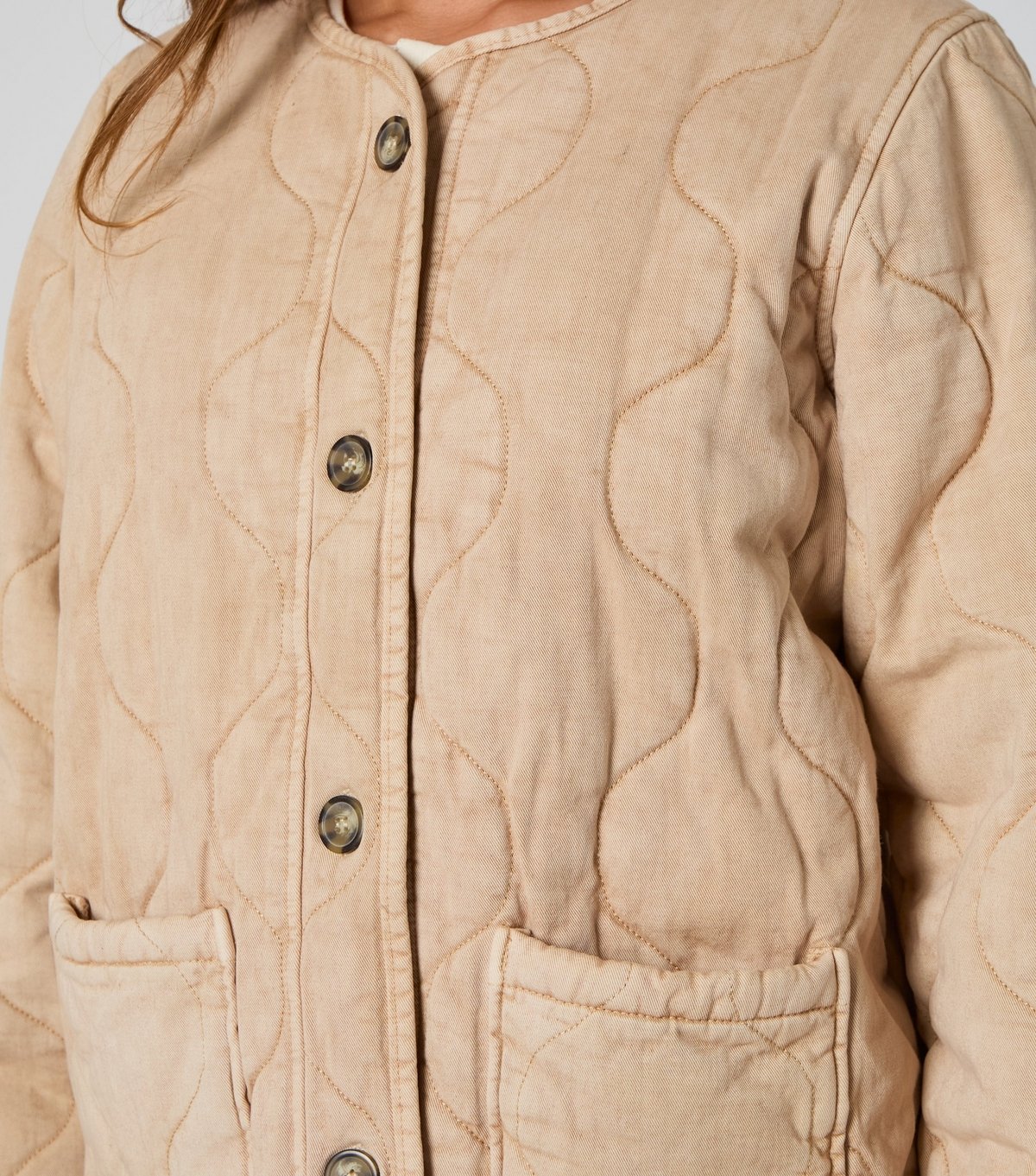 Urban Bliss Women's Stone Washed Quilted Jacket Urban Bliss New Look - 3