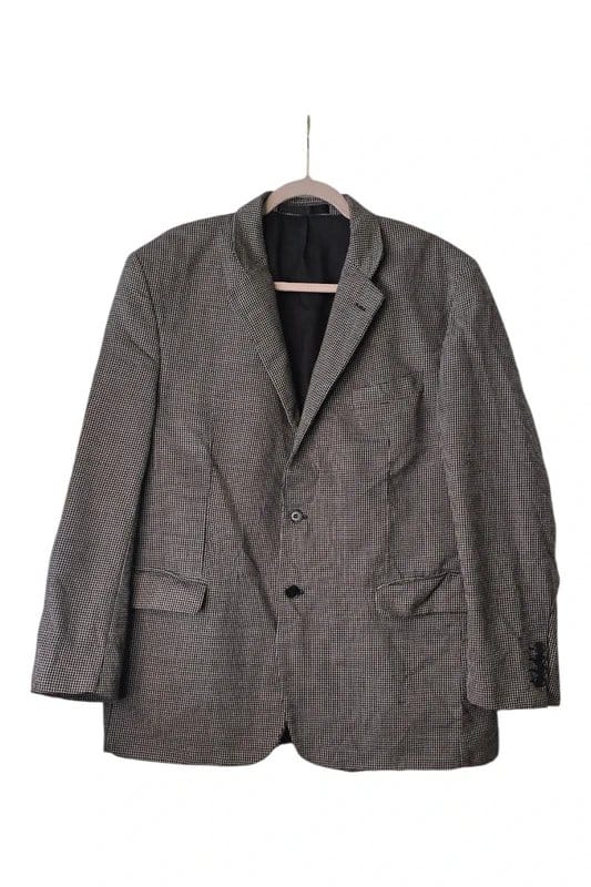 Marks & Spencer Grey-Black Houndstooth Blazer