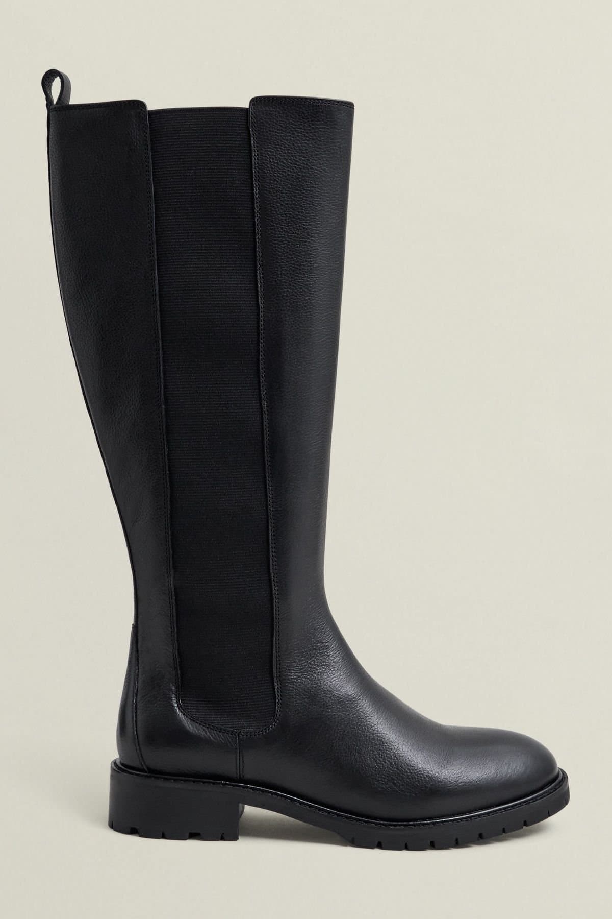 Hobbs London Hobbs London Women's Perrie Knee Boot in Black