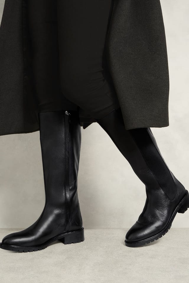 Hobbs London Hobbs London Women's Perrie Knee Boot in Black - 3