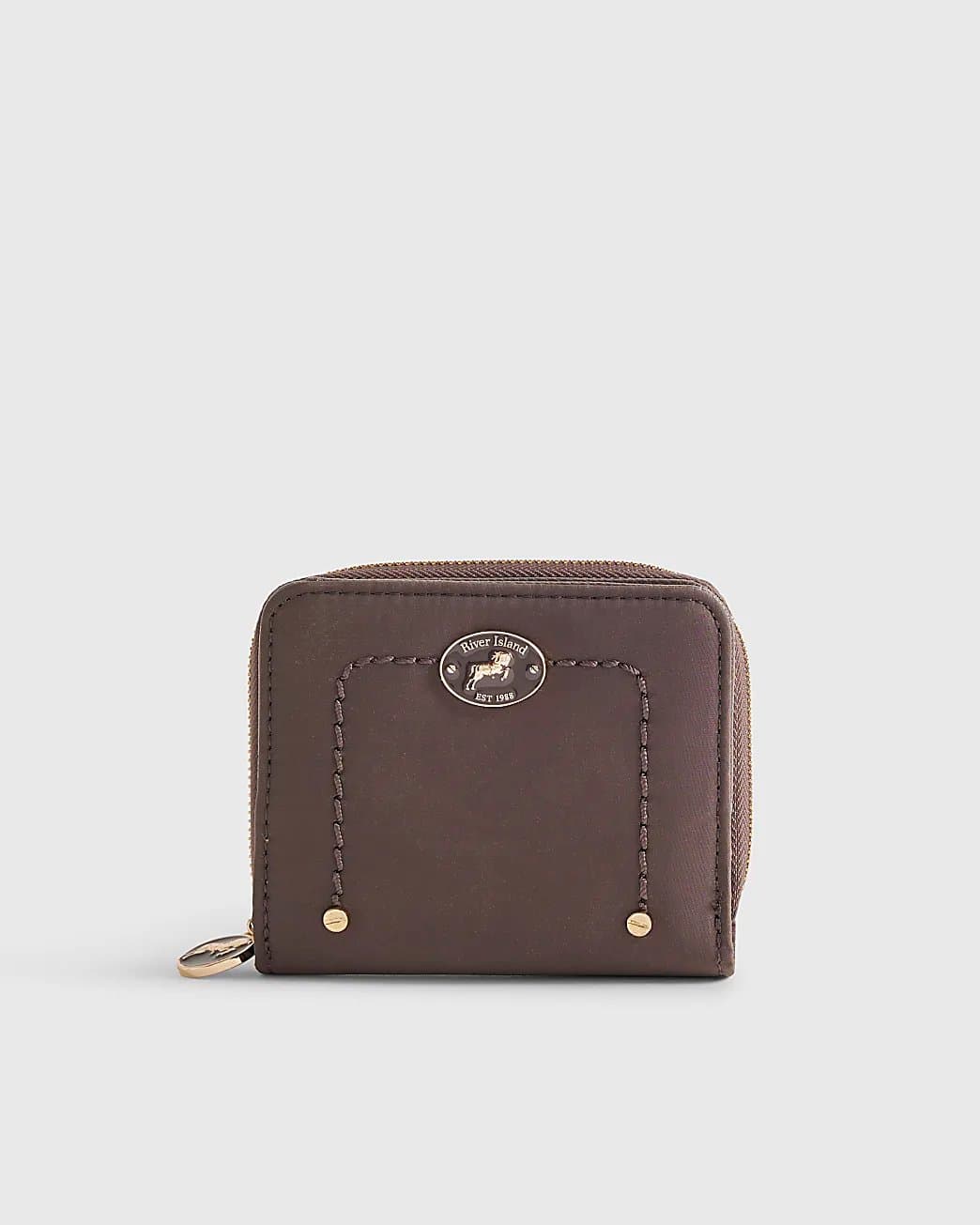 River Island River Island Womens Brown Horse Branded Purse