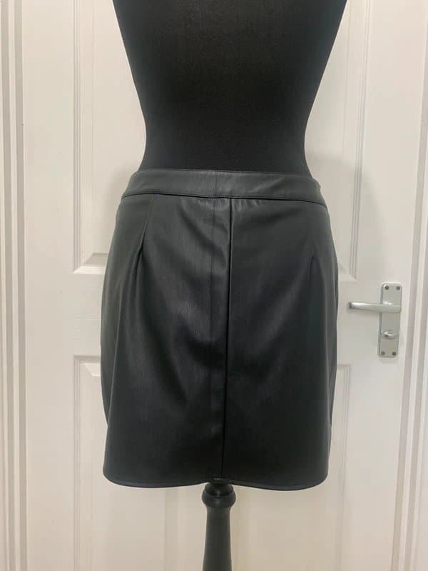 New Look Leather Look Skirt
