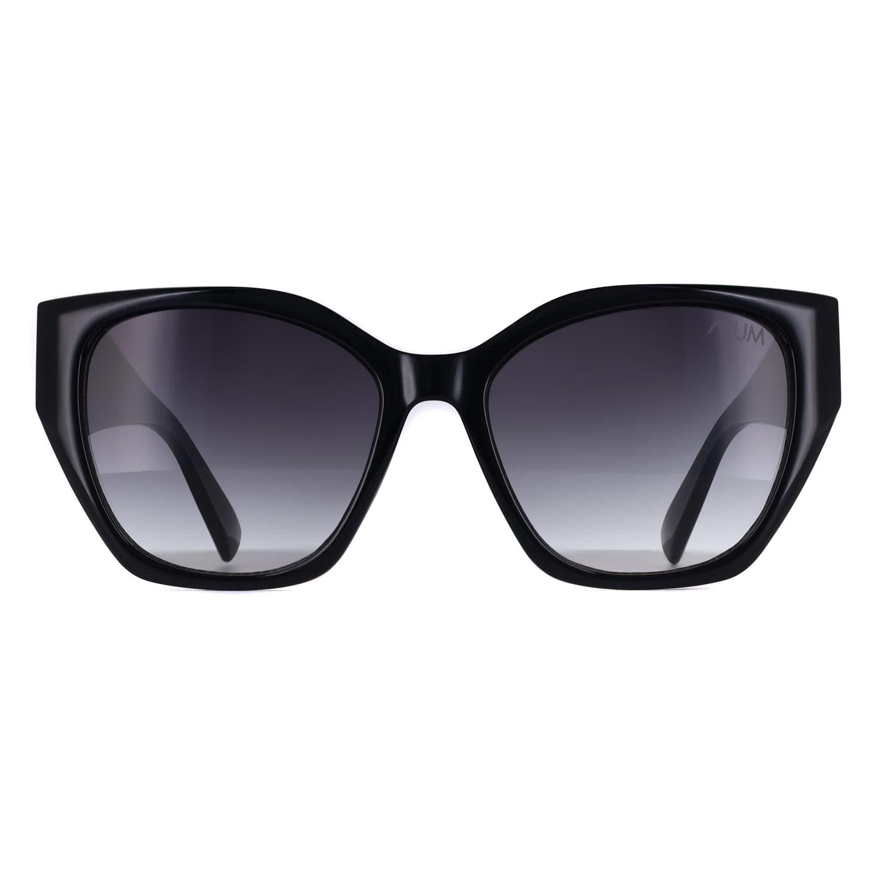 Atum Atum Women's Cat Eye Shiny Black Smoke Gradient Zenith