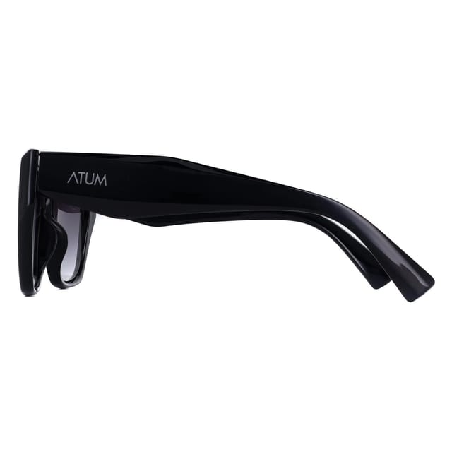 Atum Atum Women's Cat Eye Shiny Black Smoke Gradient Zenith - 3
