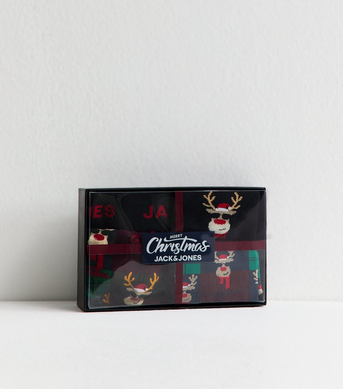 jack & jones Men's Brown Christmas Socks and Boxers Gift Set Jack & Jones New Look - 2