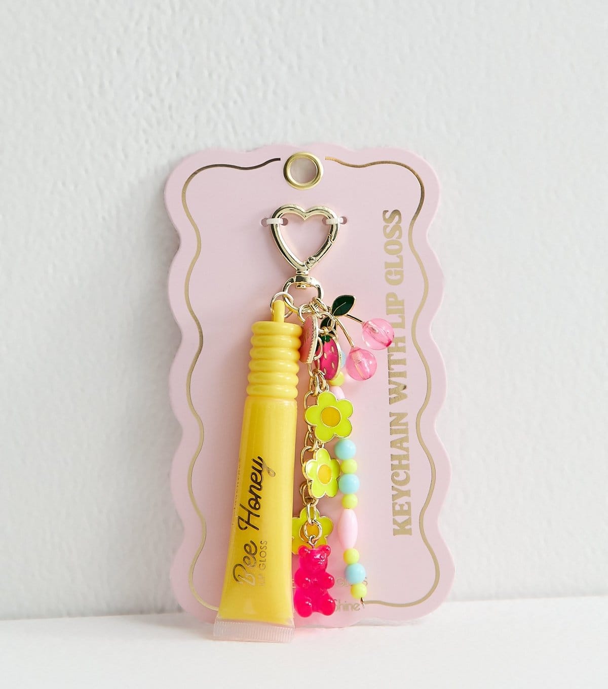 New Look Yellow Honey Lip Balm Key Chain New Look - 1