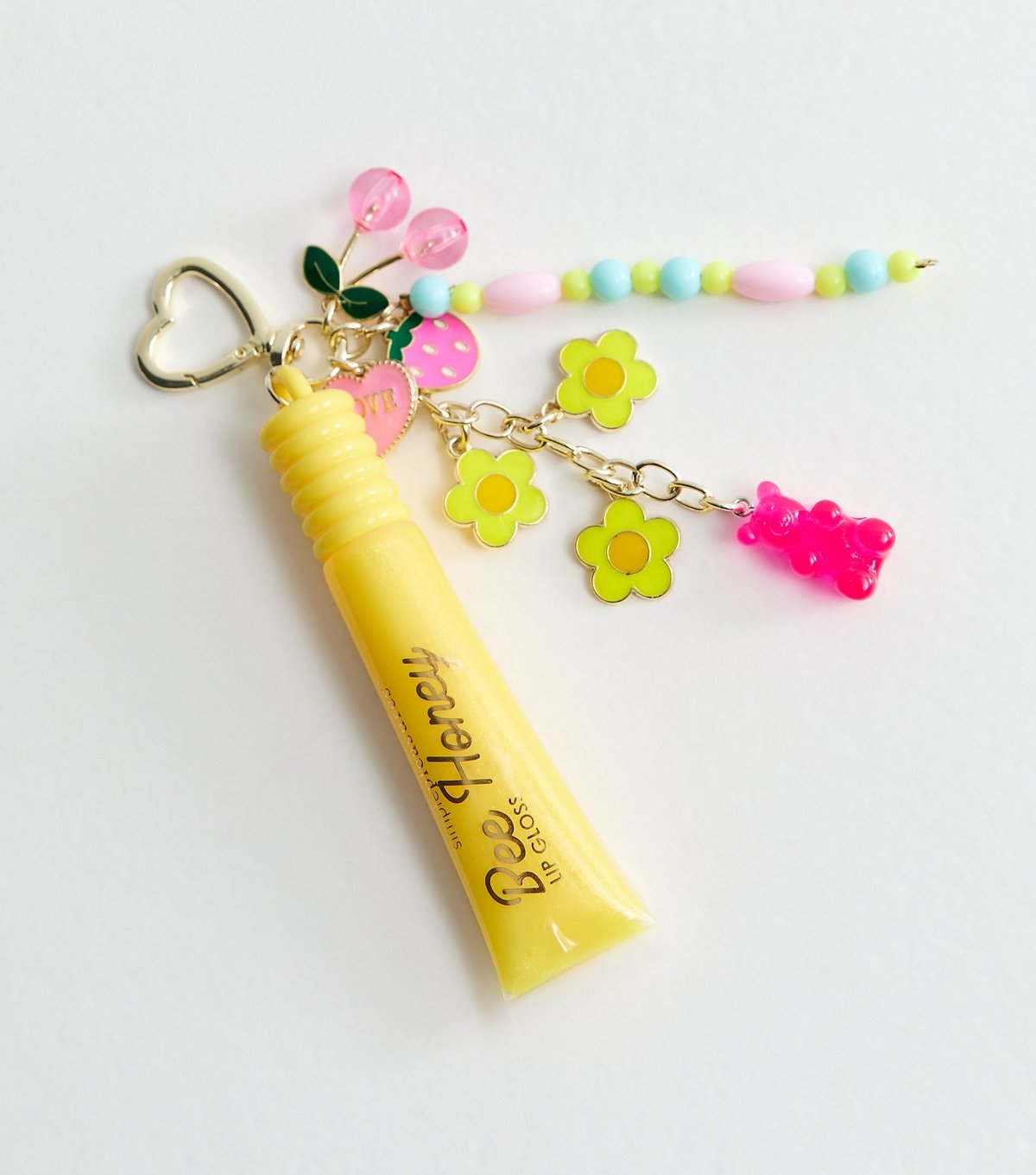 New Look Yellow Honey Lip Balm Key Chain New Look - 3