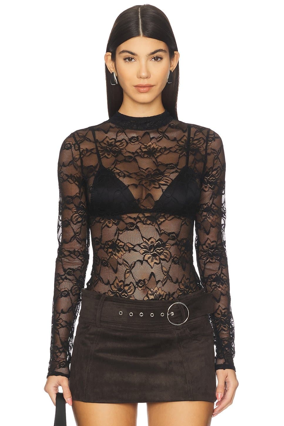 revolve Lydia Lace Bodysuit