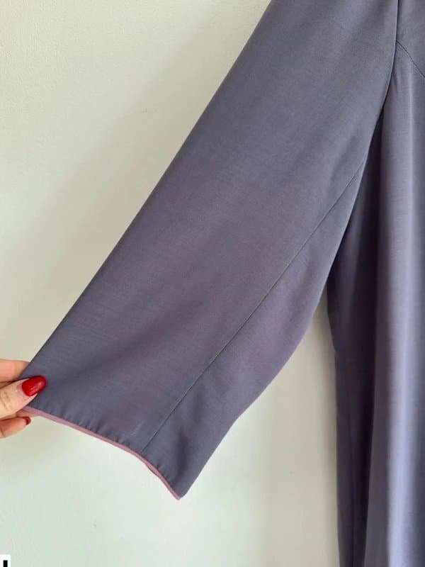 Jacques Vert Jacques vert long purple formal kimono long jacket lilac lavender chiffon 20:
