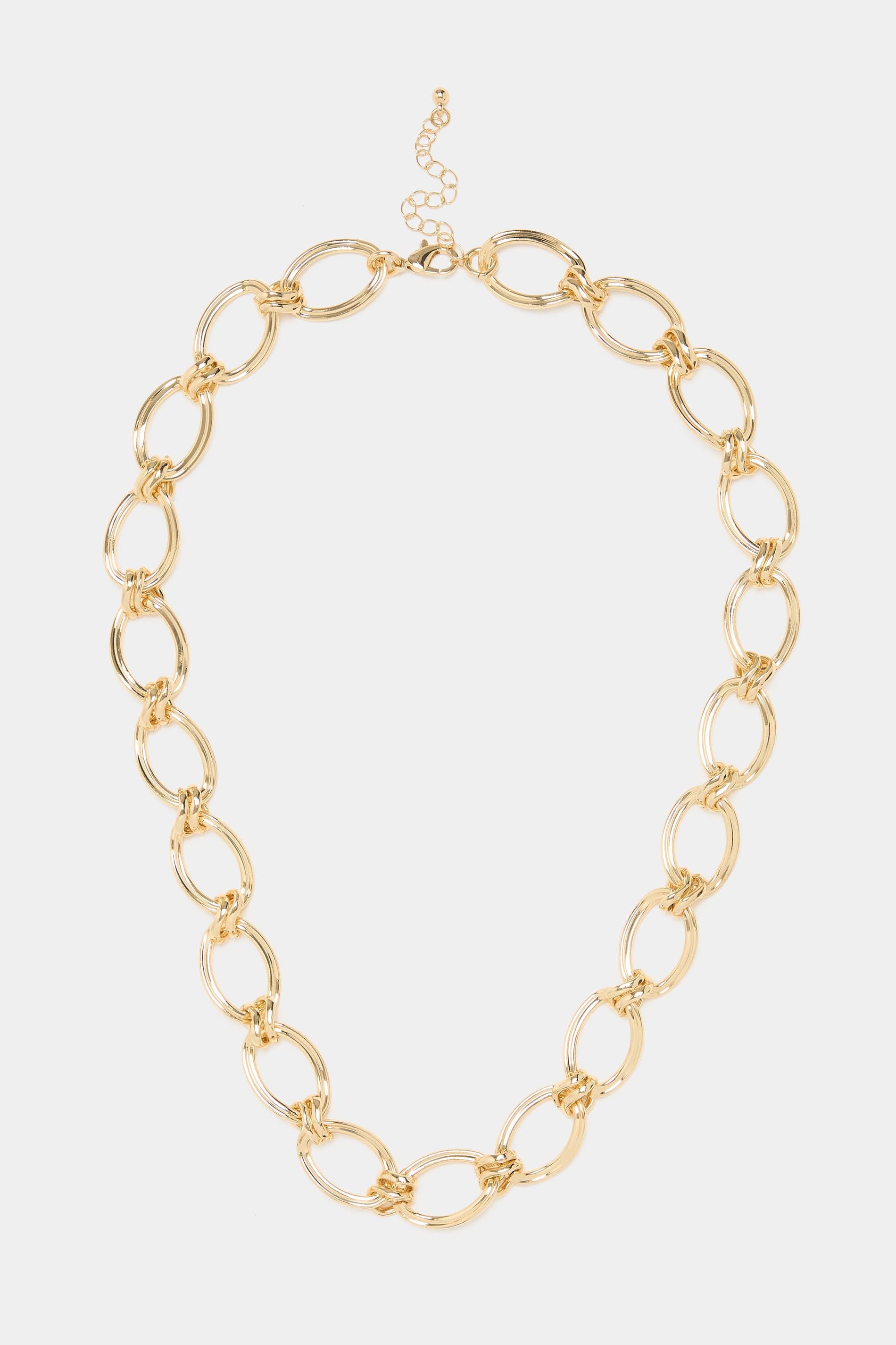 Yours Gold Tone Double Link Chain Necklace