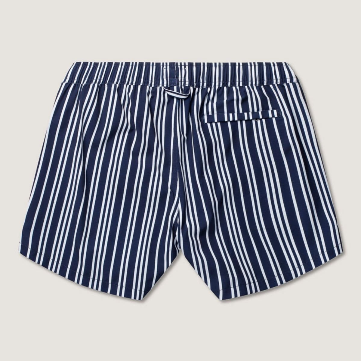 Panos Emporio Panos Emporio Men's Classic pinstripe Swimshort in Blue - 4