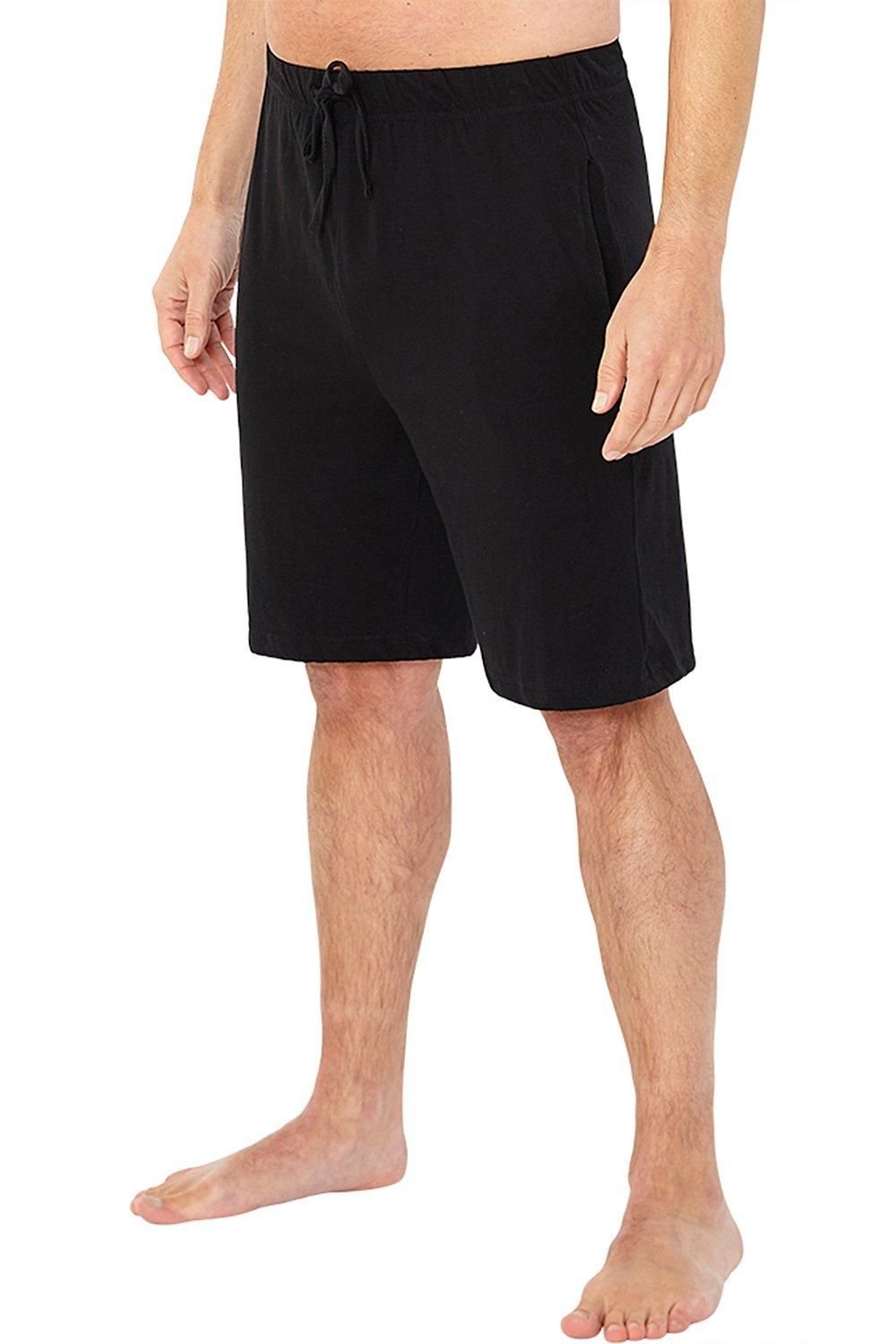 Just Essentials Just Essentials Men's Mens Jersey Pyjama Shorts in Black - 3