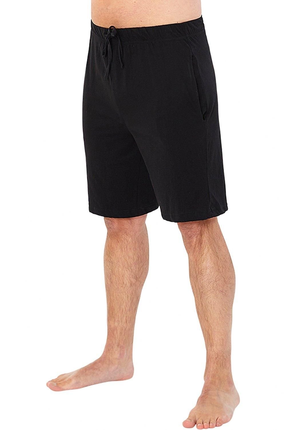 Just Essentials Just Essentials Men's Mens Jersey Pyjama Shorts in Black - 4