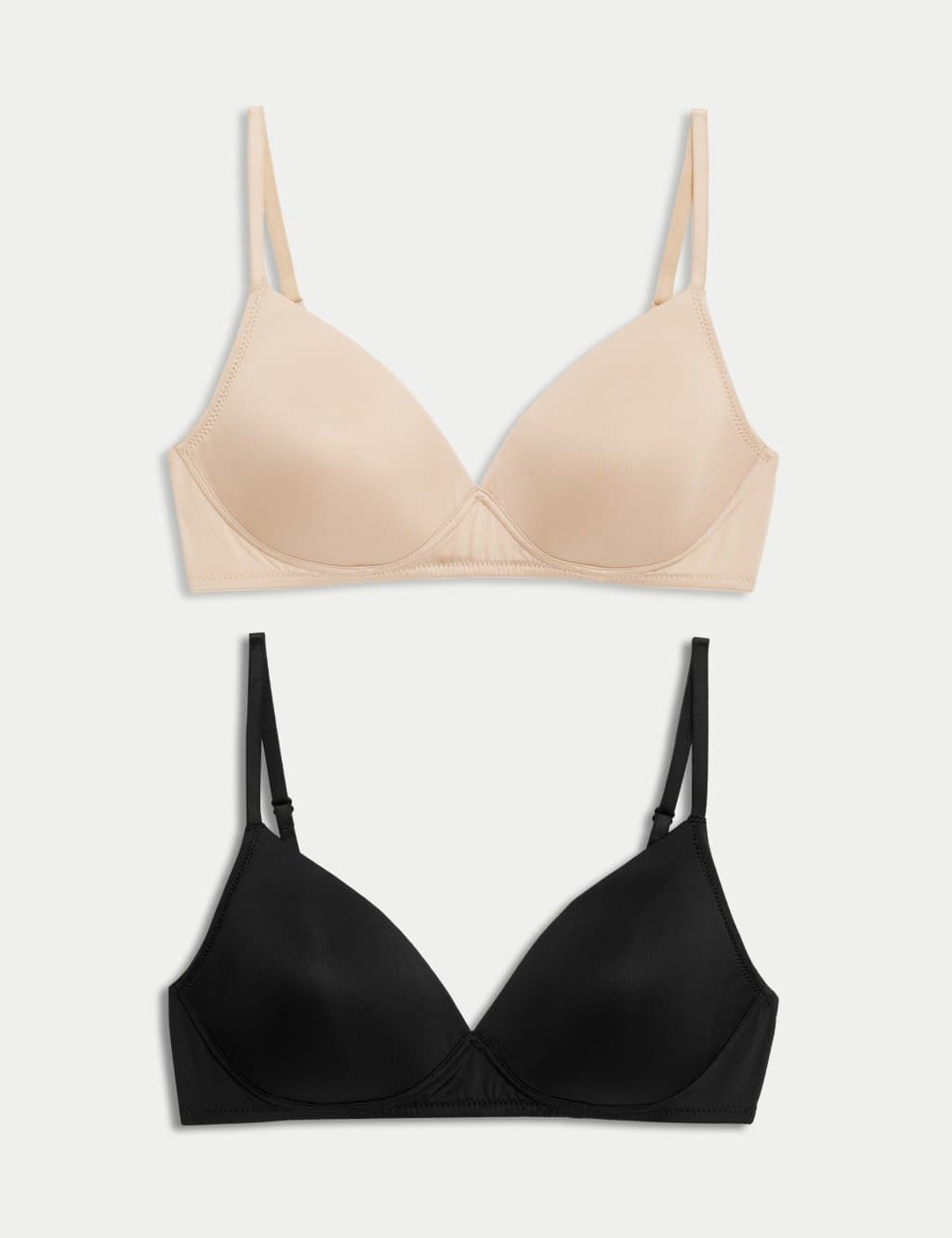 Marks & Spencer M&S 2 Pack Non Wired First Bra Rose Quartz